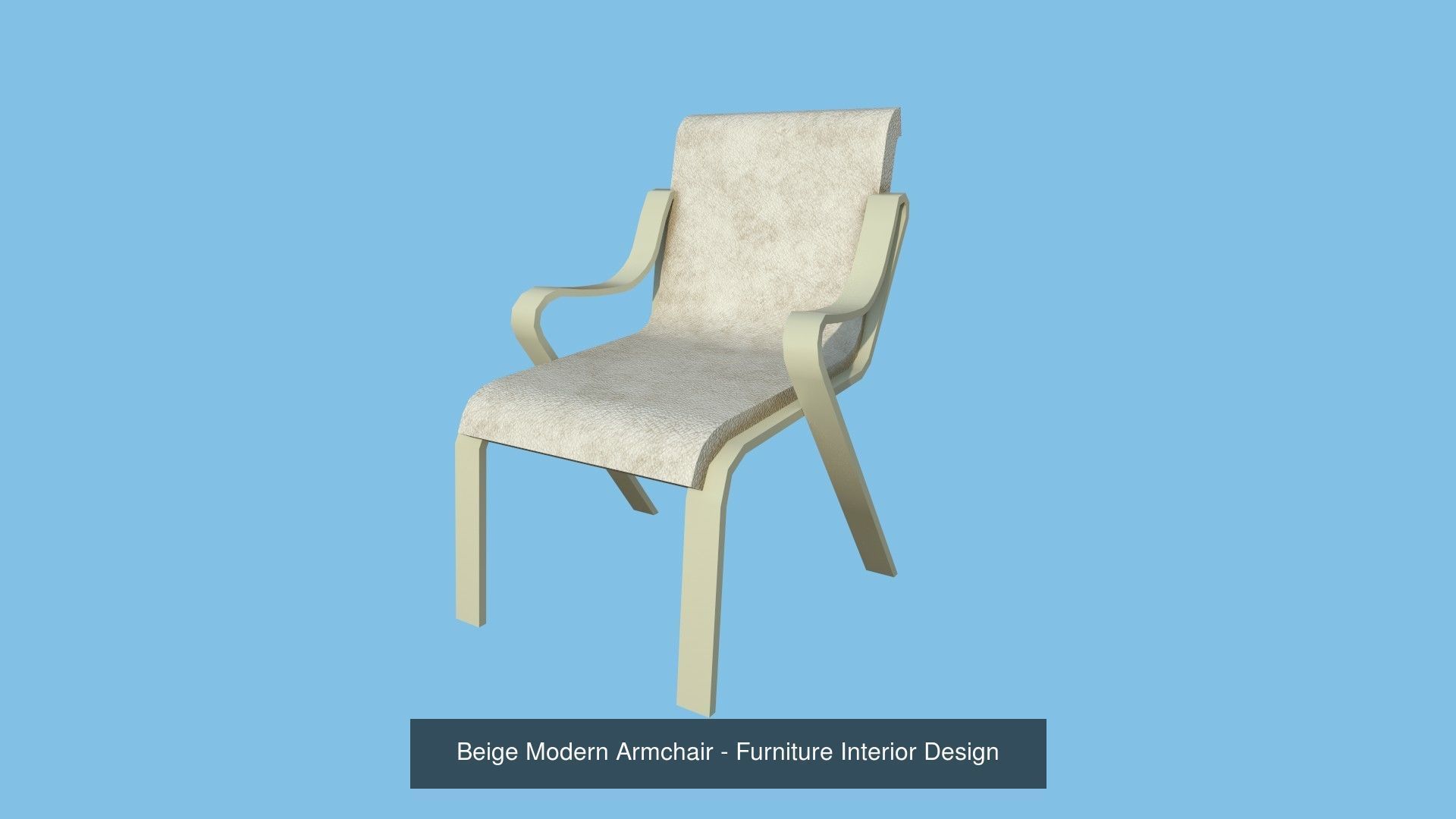 Modern Armchair Asset - Furniture Interior Design 3D Model Collection_7
