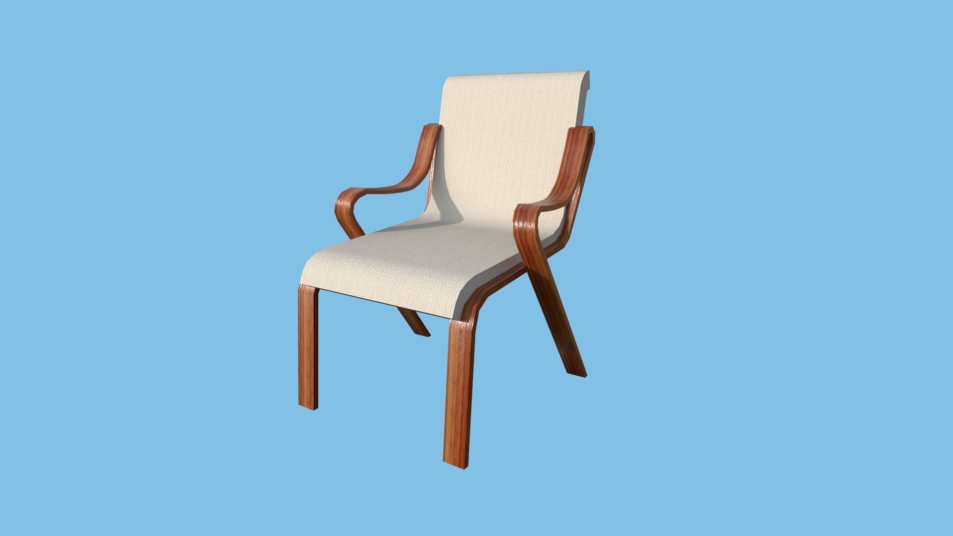 Modern Armchair Asset - Furniture Interior Design 3D Model Collection_4