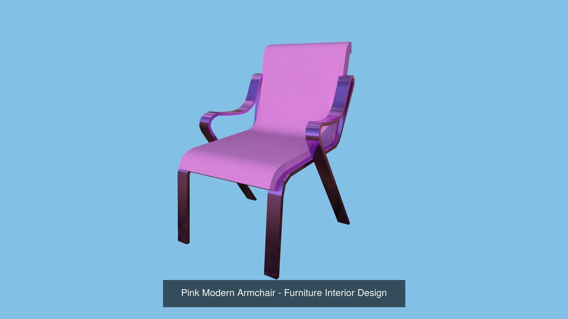 Modern Armchair Asset - Furniture Interior Design 3D Model Collection_5