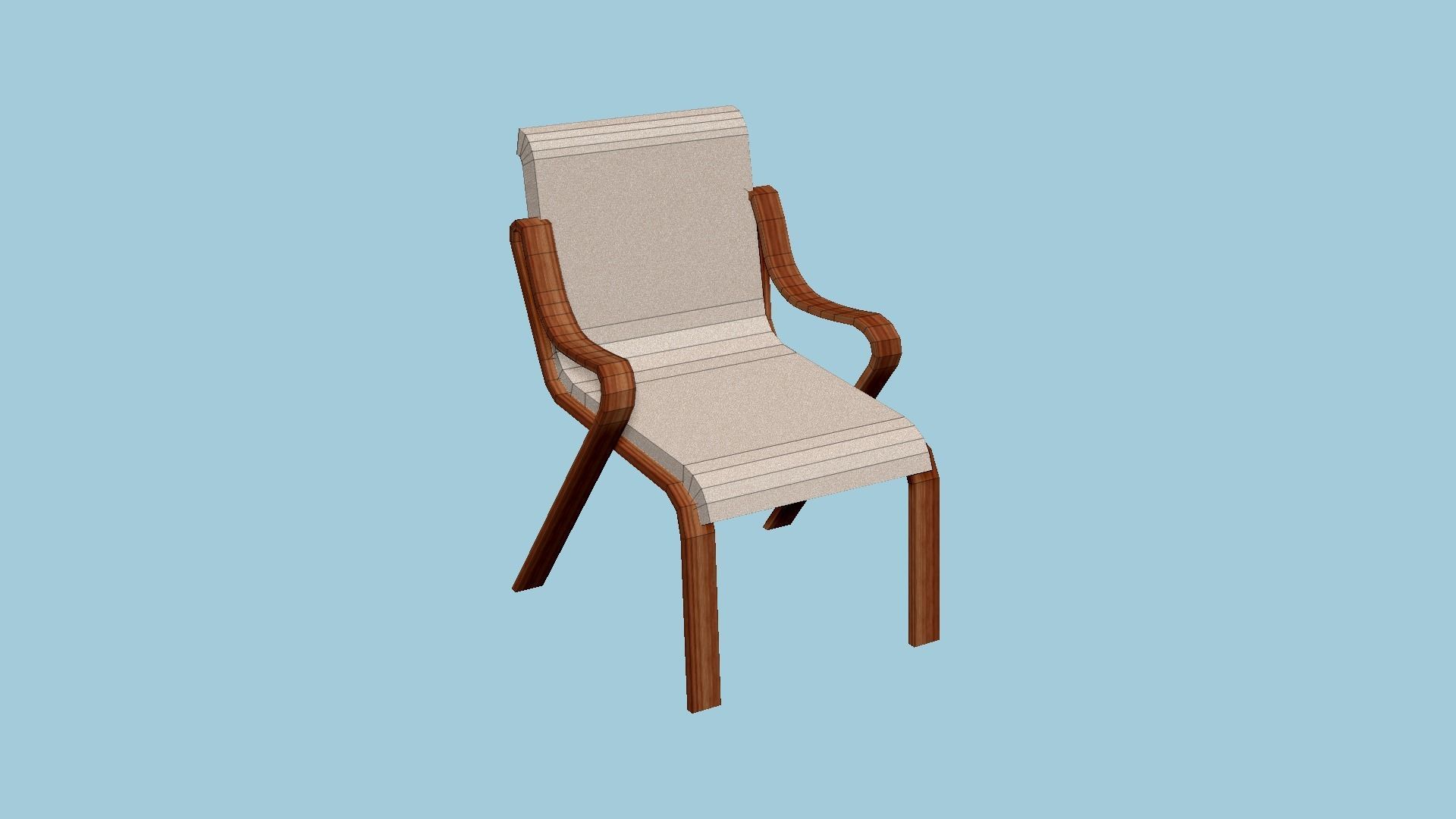 Modern Armchair Asset - Furniture Interior Design 3D Model Collection_40