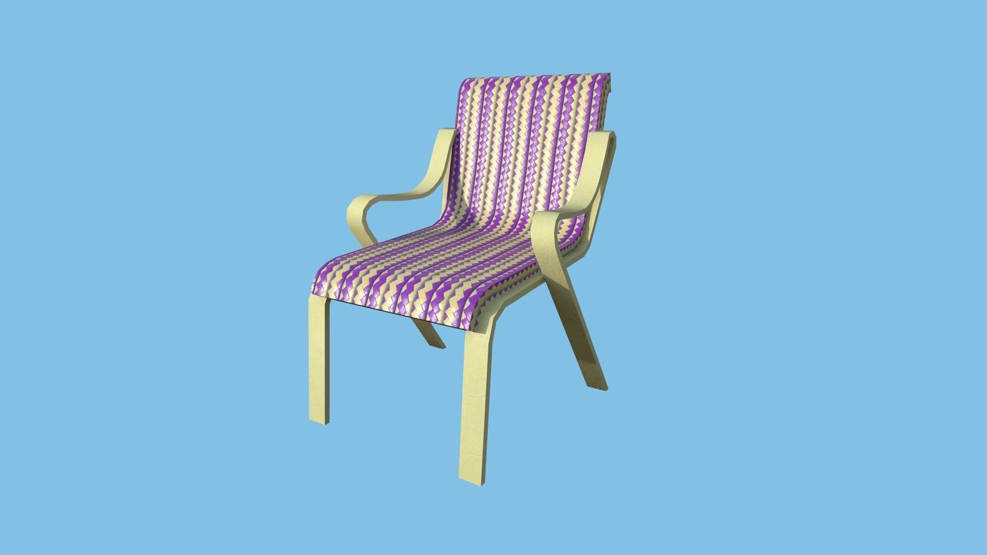 Modern Armchair Asset - Furniture Interior Design 3D Model Collection_6