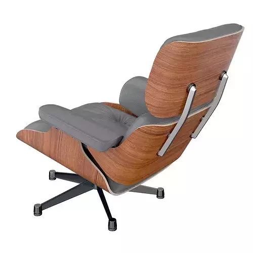 Vitra Lounge Chair 3d model Low-poly 3D model 4