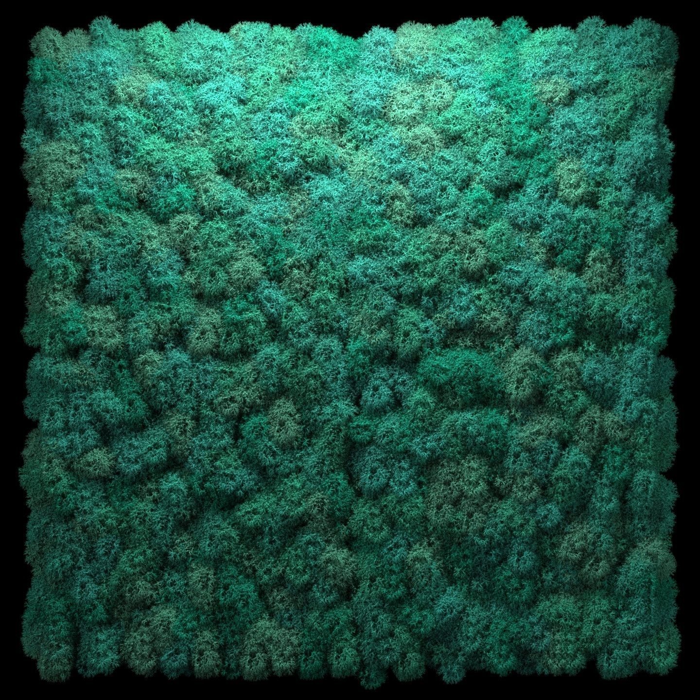 Stabilized moss wall panels 3D model_9