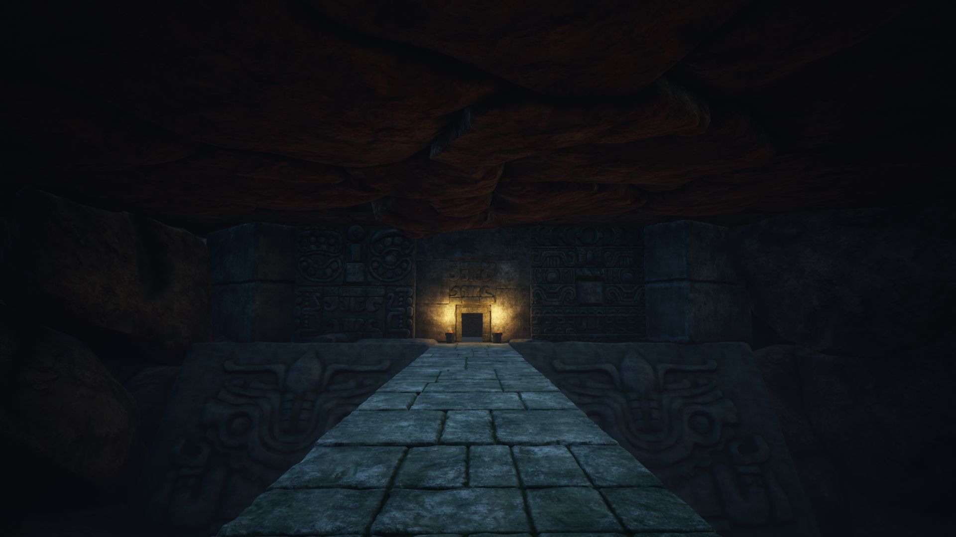 Lost Temple of the Aztecs Low-poly 3D model_19