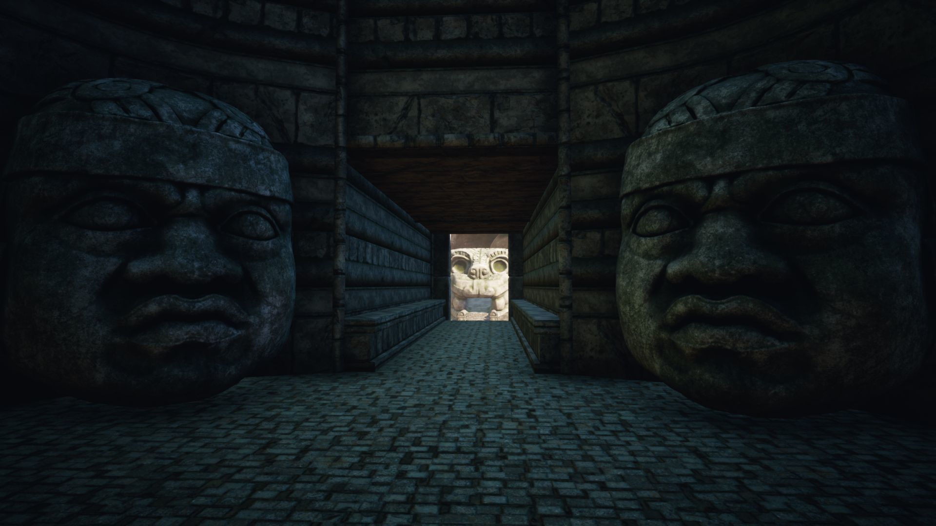 Lost Temple of the Aztecs Low-poly 3D model_18