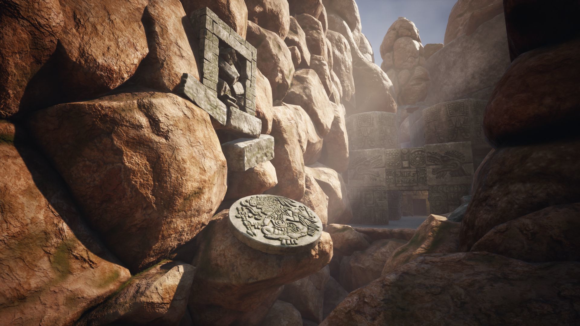 Lost Temple of the Aztecs Low-poly 3D model_3