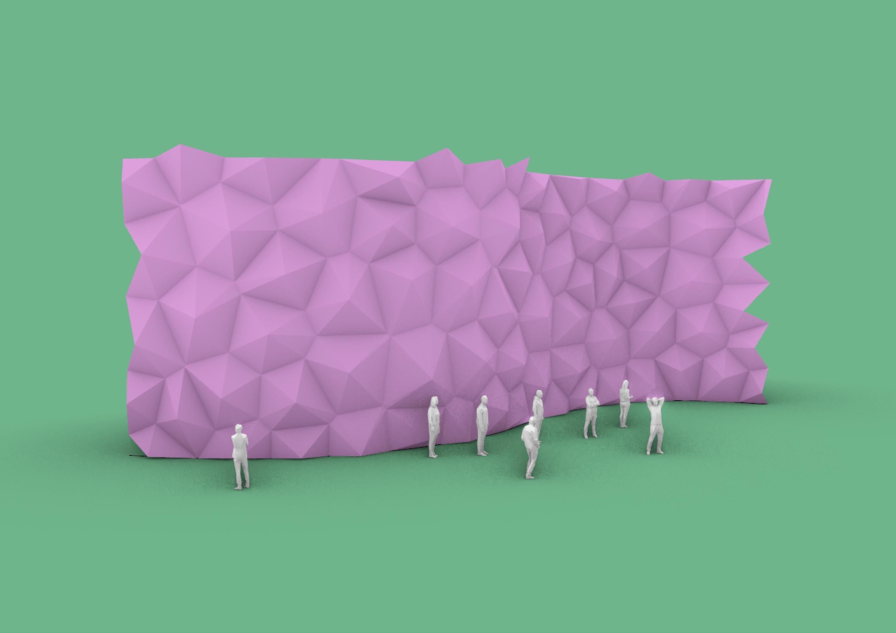 Lowpoly Human Figure Low-poly 3D model Low-poly 3D model_7