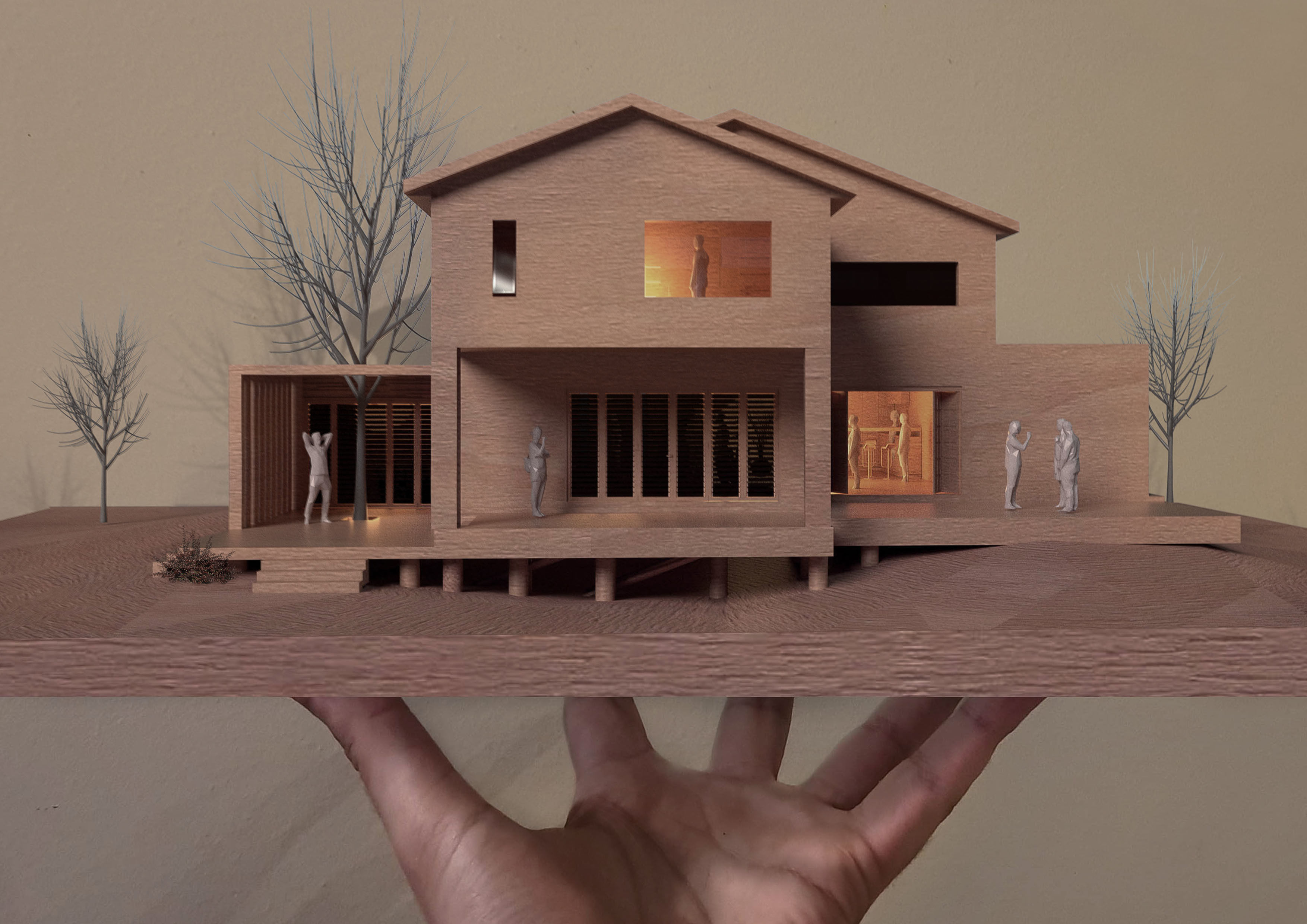 Lowpoly Human Figure Low-poly 3D model Low-poly 3D model_6