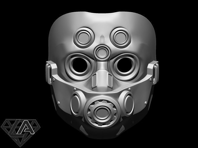 TitanFall 2 Pilot Sci fi mask 3D print model