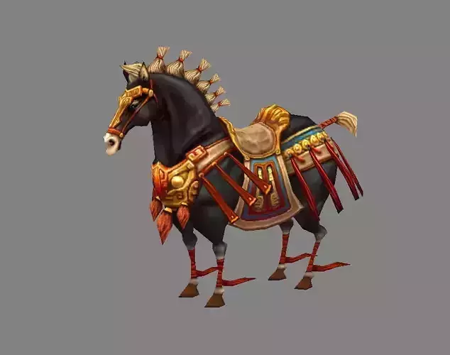 Cartoon Mount - Ancient War Horse