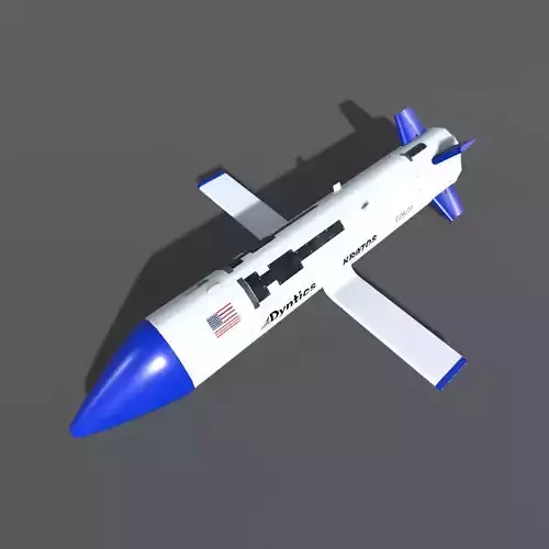 US Gremlins UAV Low-poly Low-poly 3D model