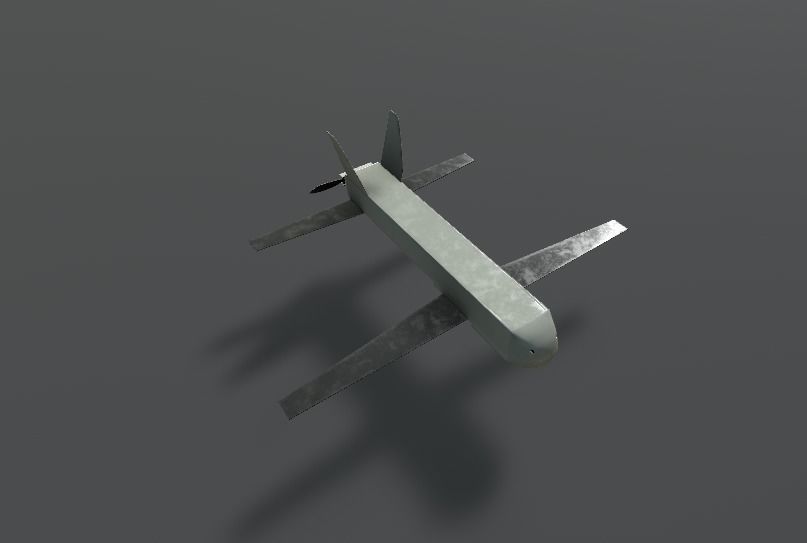 Switchblade Drone Low-poly Low-poly 3D model_2