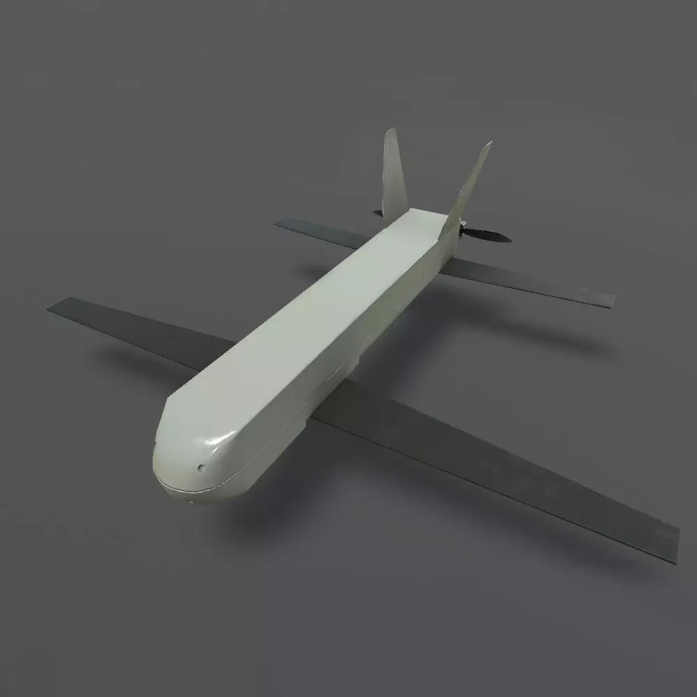 Switchblade Drone Low-poly Low-poly 3D model_0