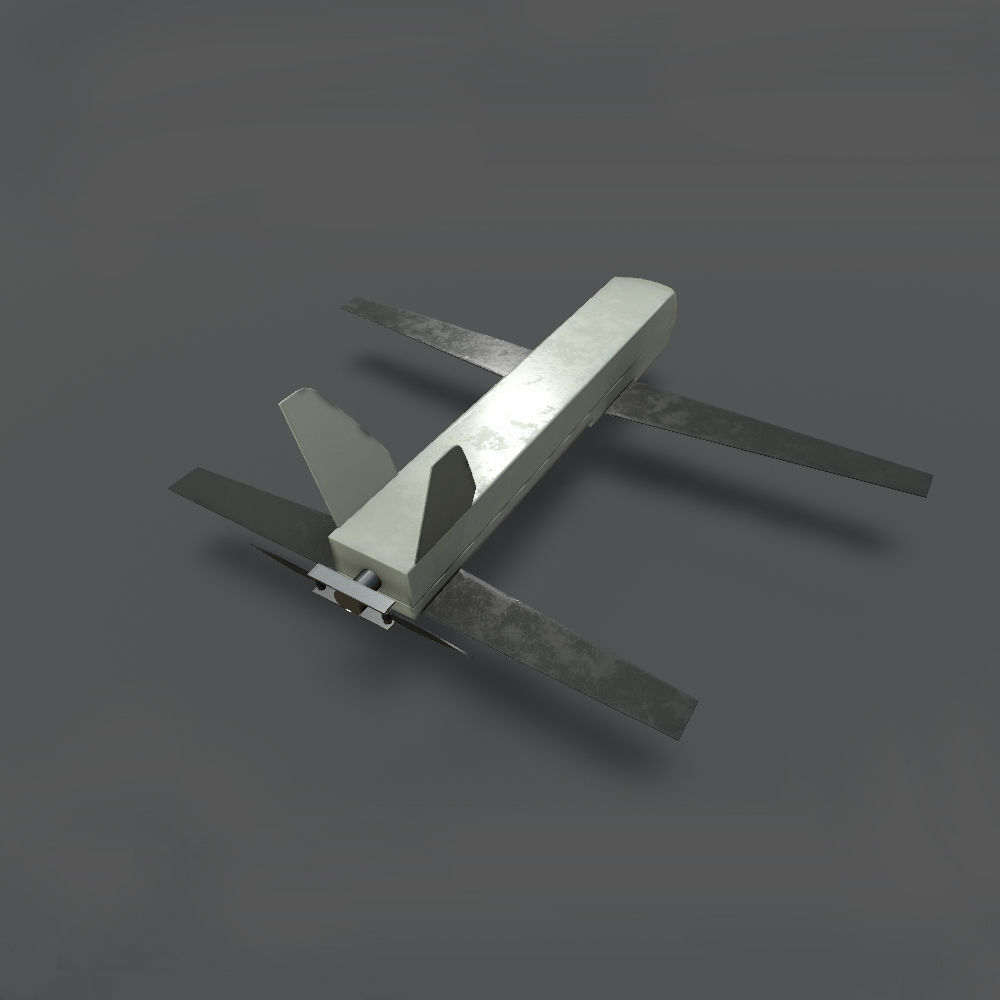 Switchblade Drone Low-poly Low-poly 3D model_1