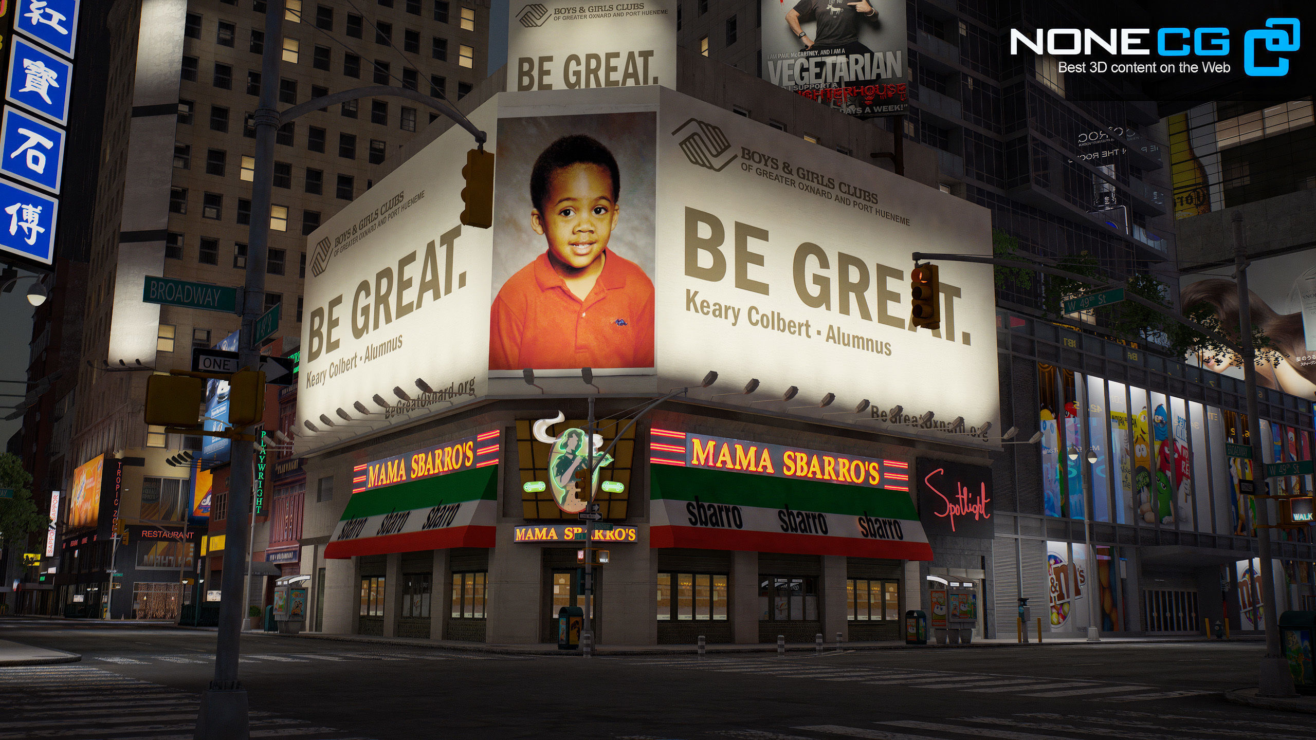 NYC Broadway V2 3D model_20