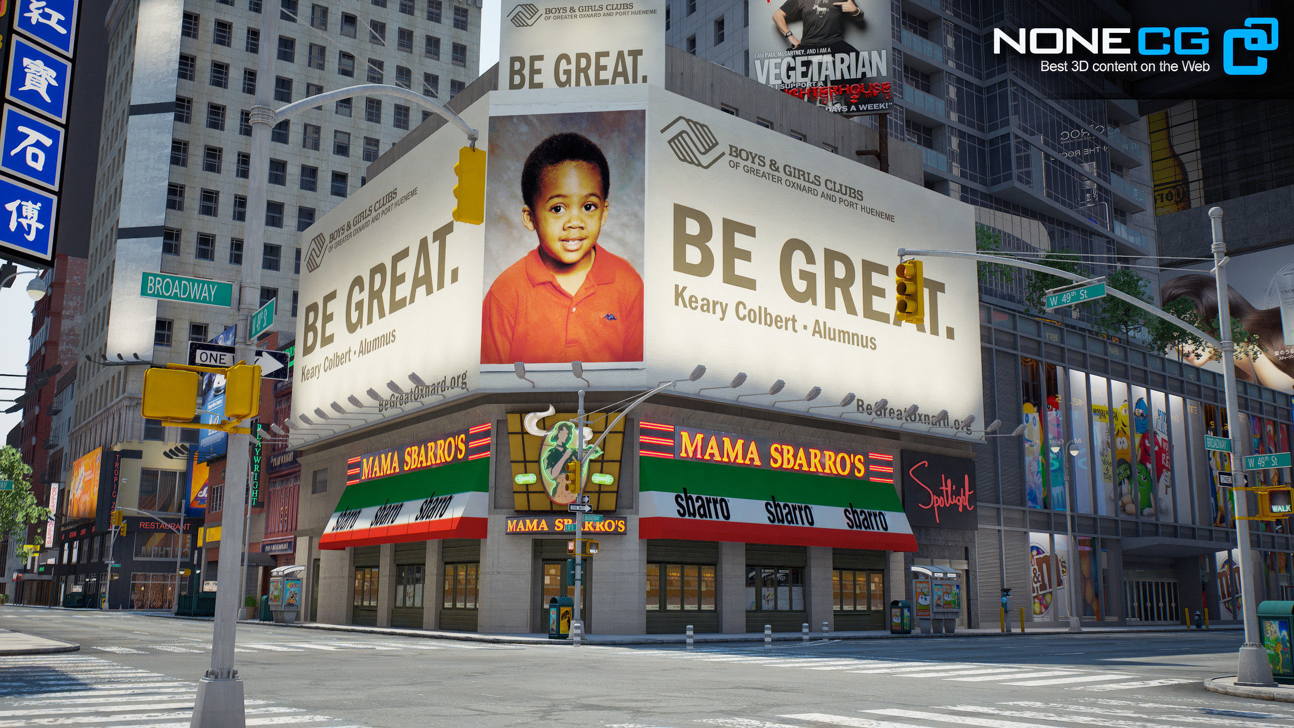 NYC Broadway V2 3D model_19