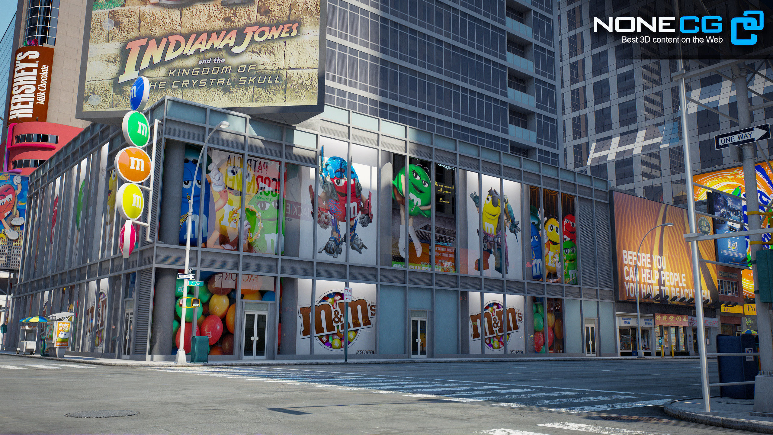 NYC Broadway V2 3D model_18