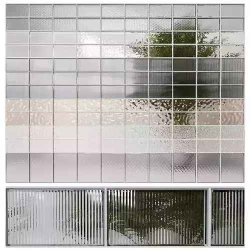 Partition 7 squares wall art