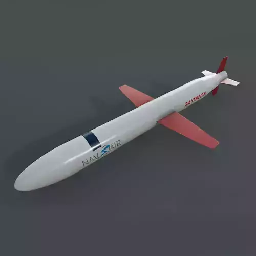 Tomahawk Cruise Missile BGM-109  Low-poly 3D model