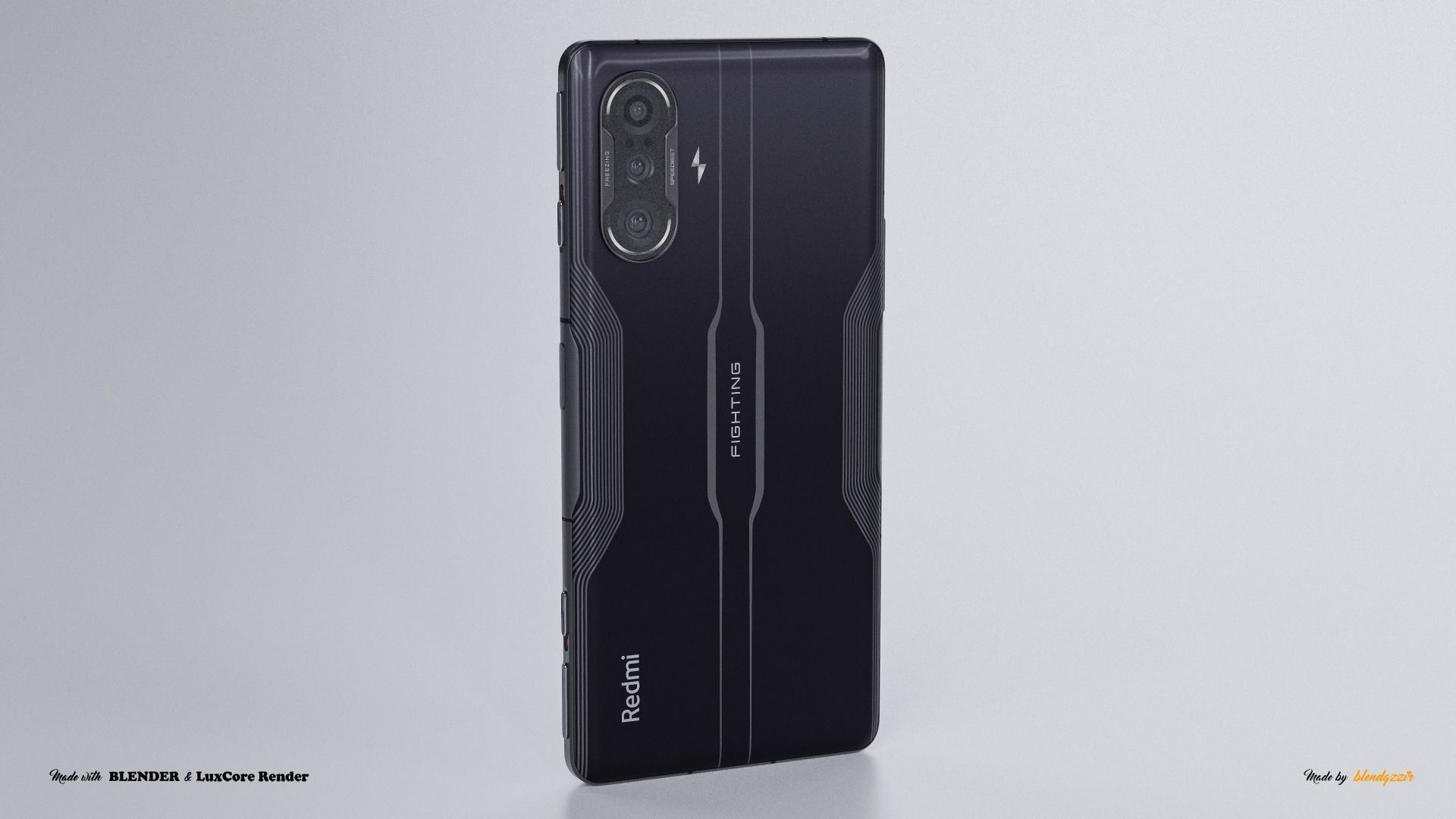 XIAOMI REDMI K40 GAMING 2021 3D model_4