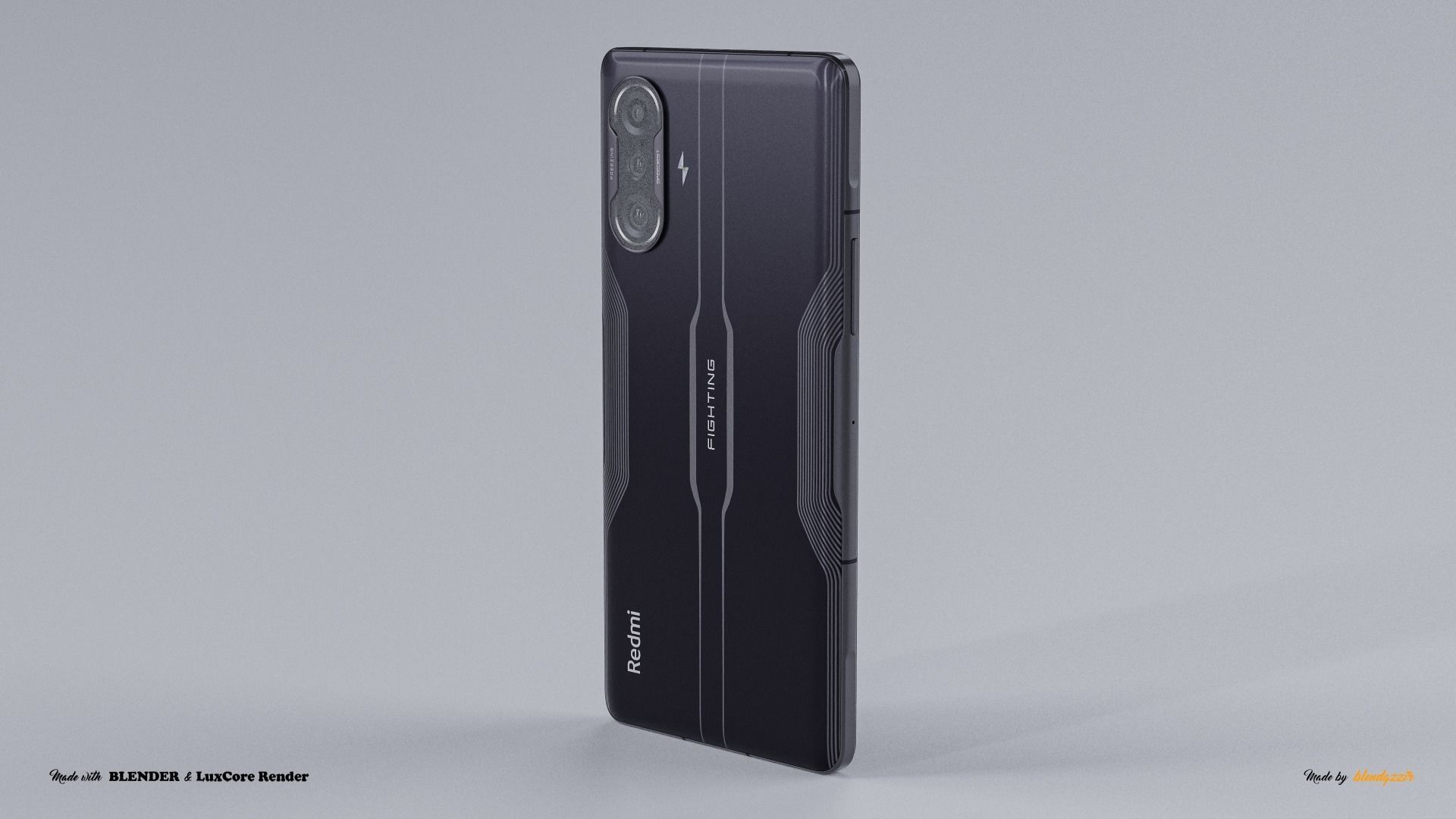 XIAOMI REDMI K40 GAMING 2021 3D model_8