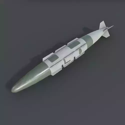 Joint Direct Attack Munition-JDAM  Low-poly 3D model