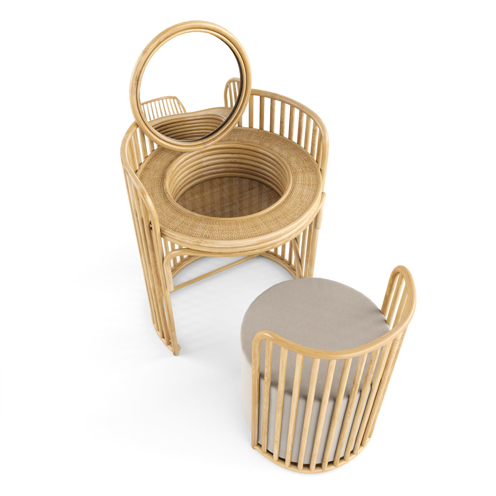 Elise Vanity And Stool Set