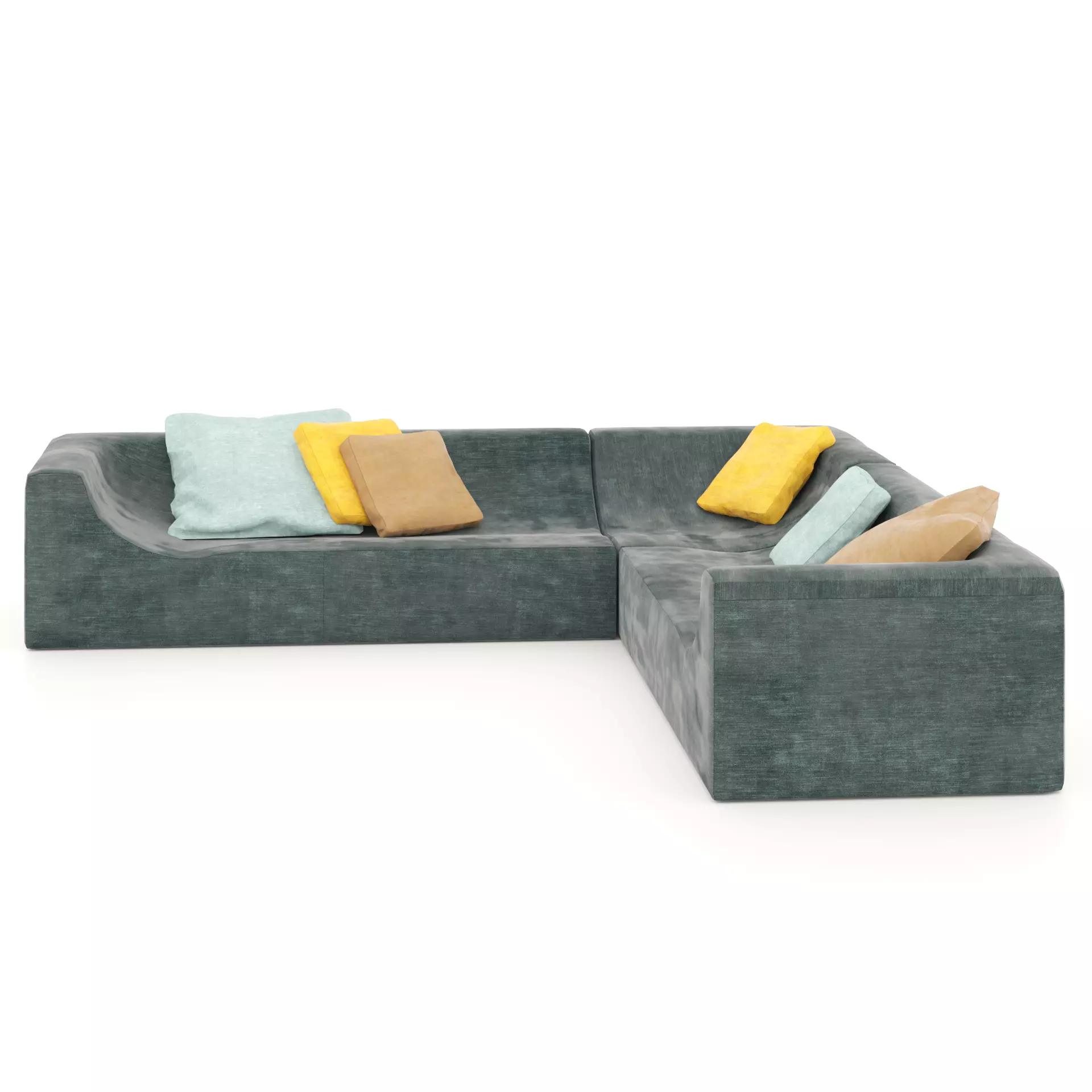 corner sofa sectional sofa Free low-poly 3D model