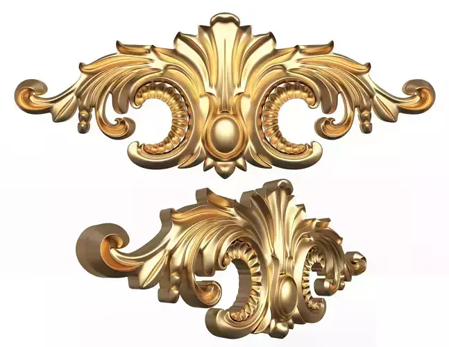 Carved Plaster Molding Decoration