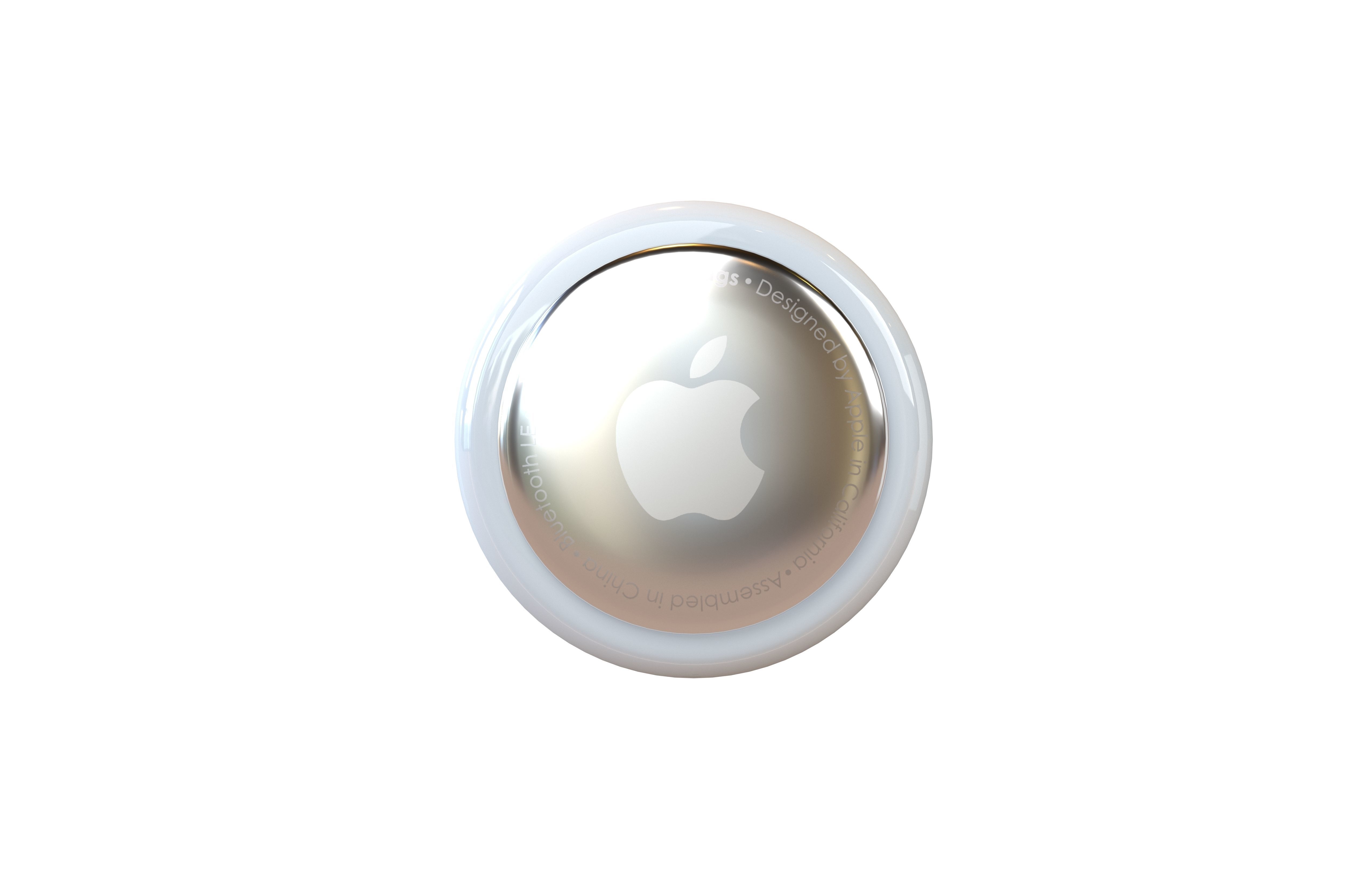 Apple Air Tags v3 001 Low-poly 3D model_5