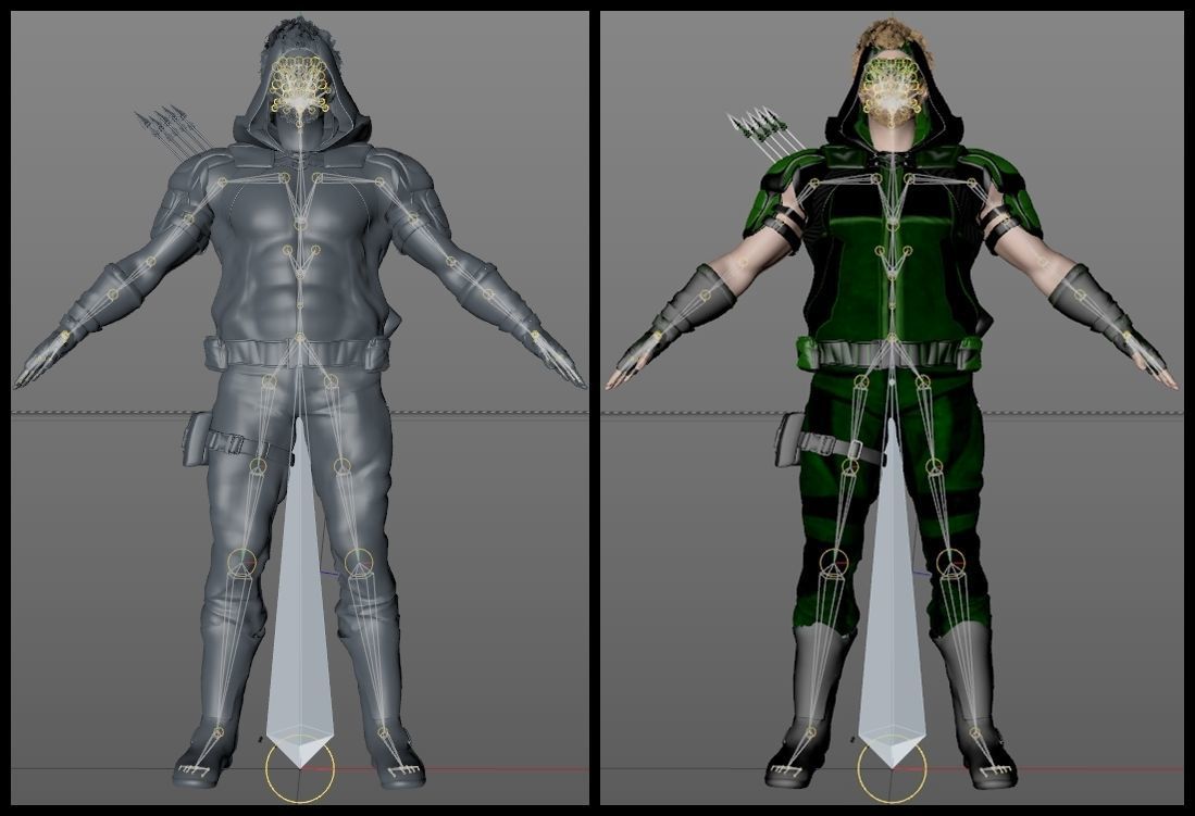 Contemporary Modern Robin Hood 3D model_21