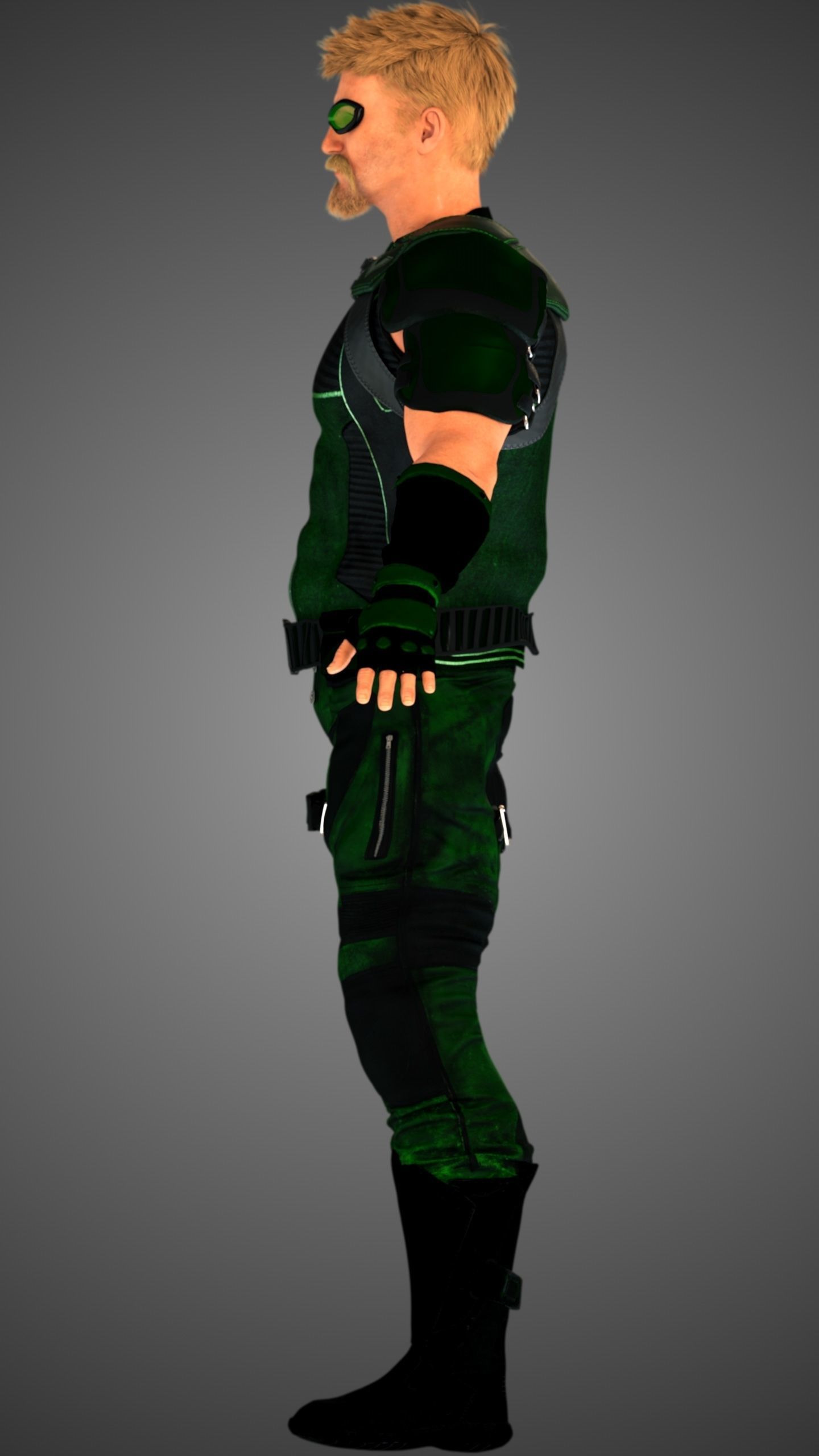 Contemporary Modern Robin Hood 3D model_18