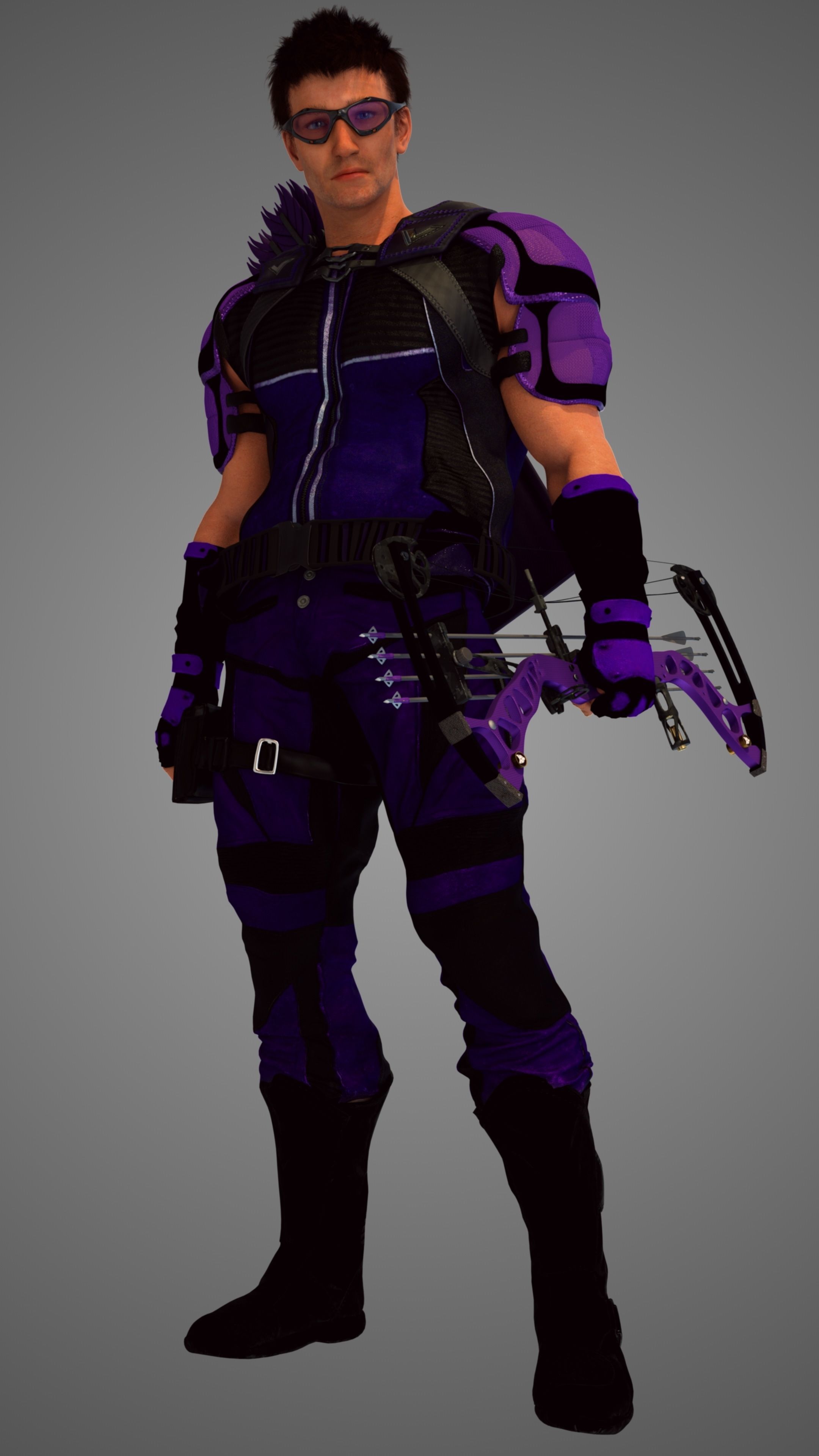 Contemporary Modern Robin Hood 3D model_25