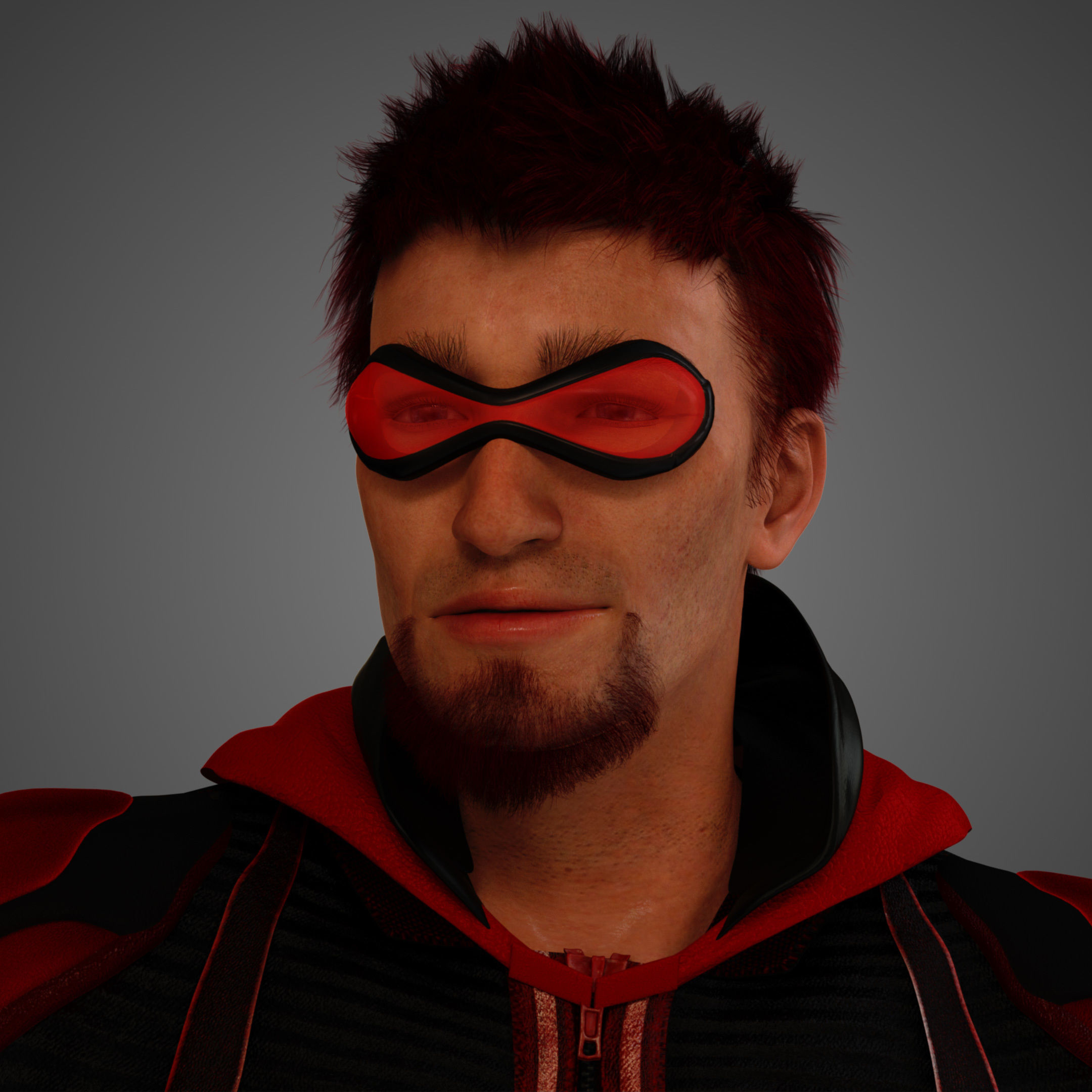 Contemporary Modern Robin Hood 3D model_27