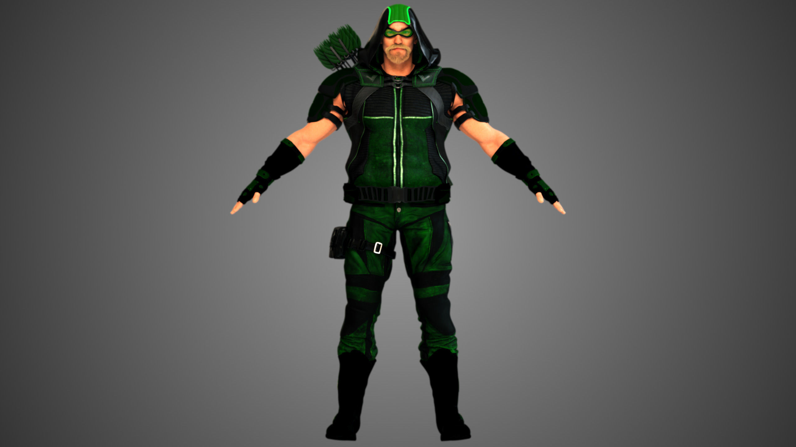 Contemporary Modern Robin Hood 3D model_16