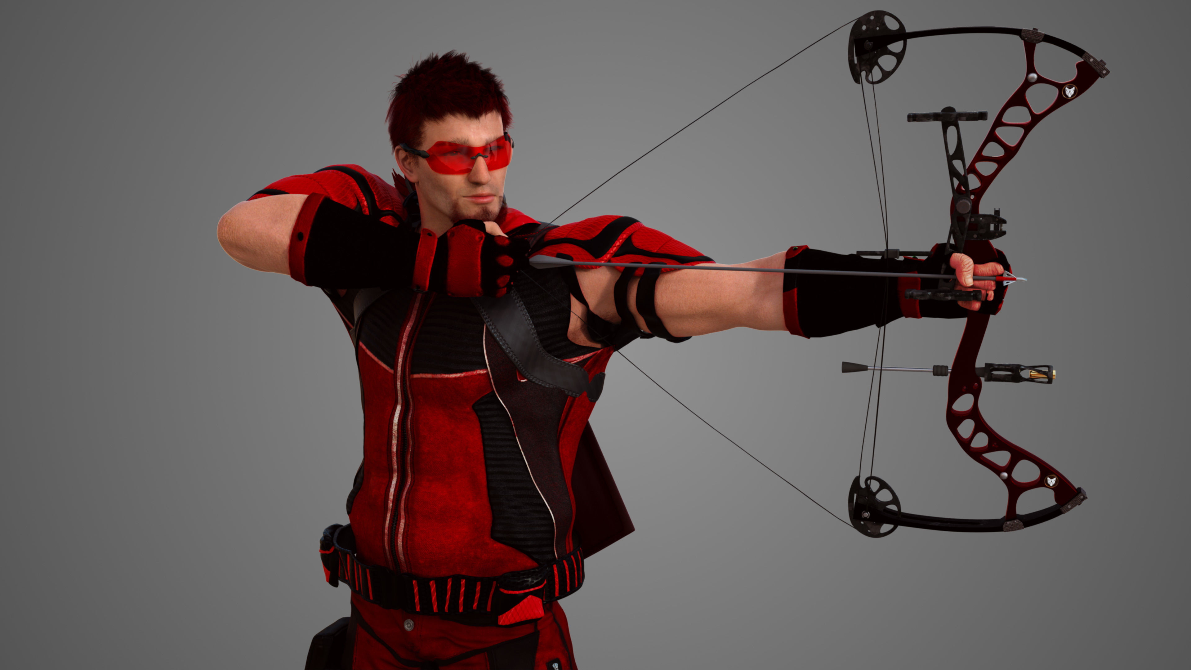 Contemporary Modern Robin Hood 3D model_5
