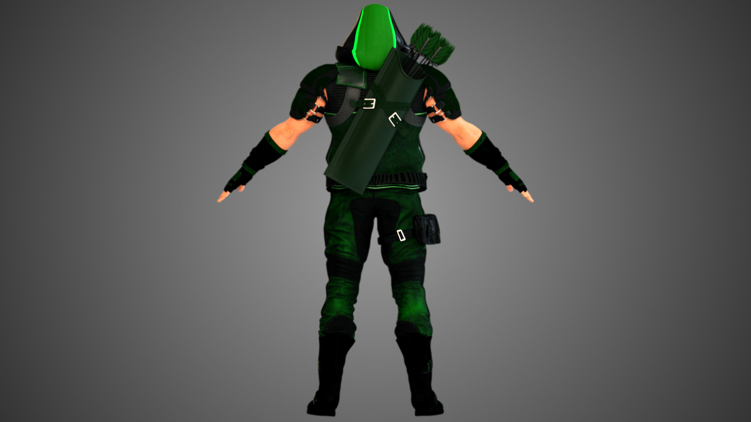 Contemporary Modern Robin Hood 3D model_19