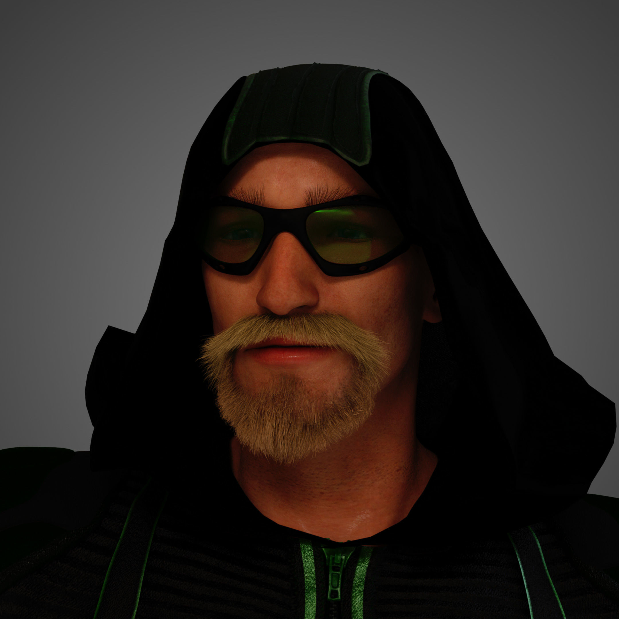 Contemporary Modern Robin Hood 3D model_26