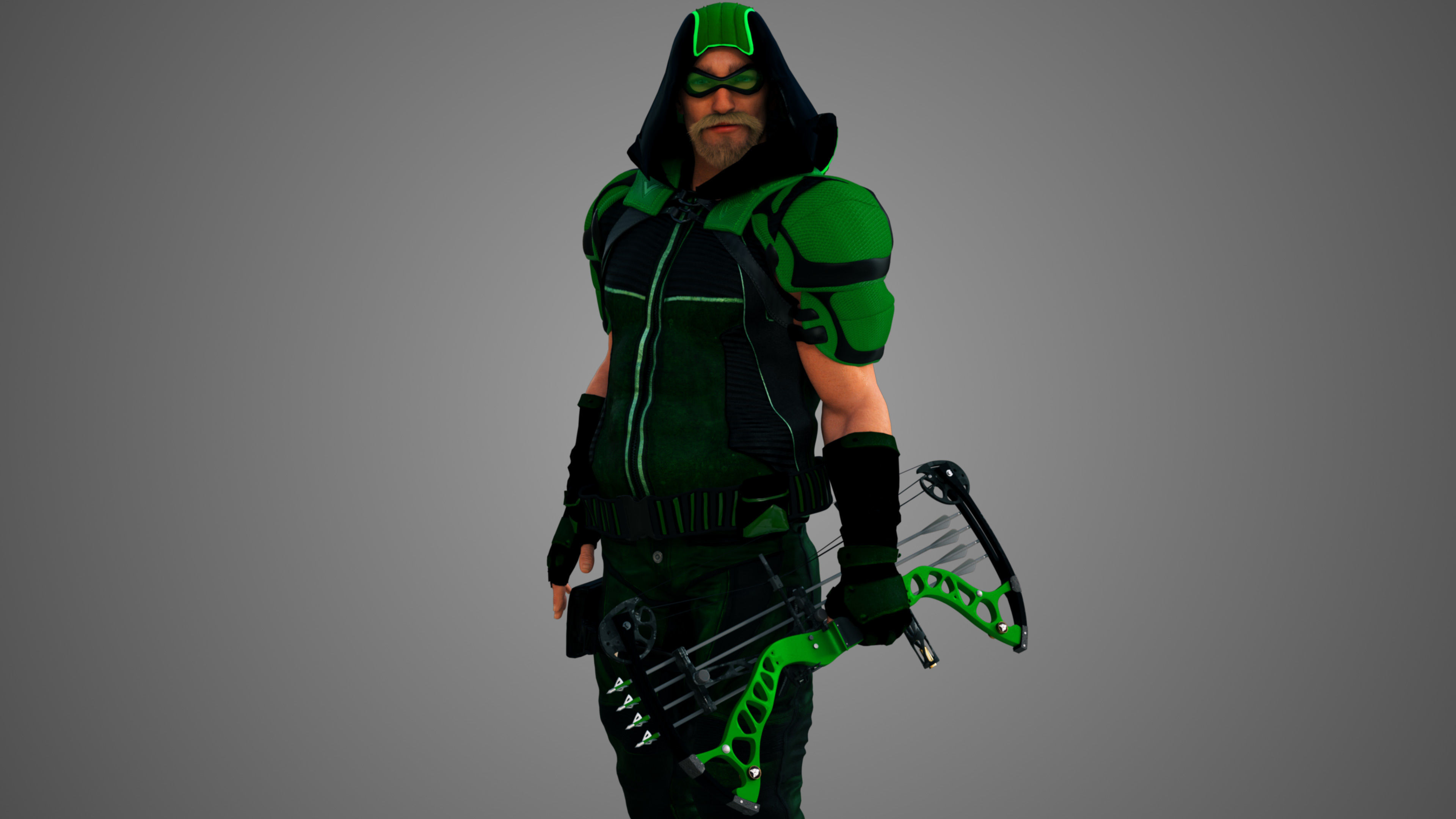 Contemporary Modern Robin Hood 3D model_4