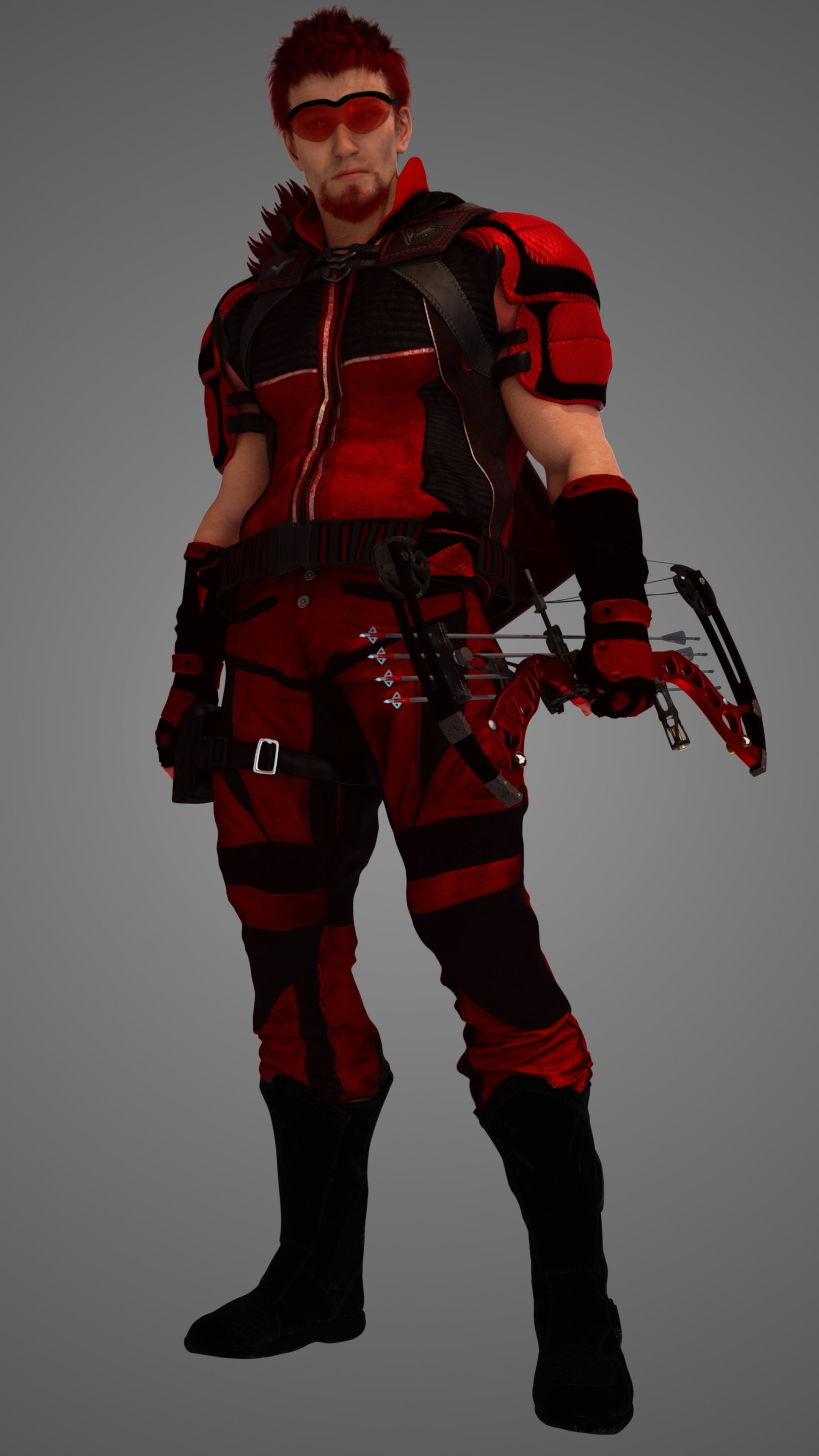 Contemporary Modern Robin Hood 3D model_24