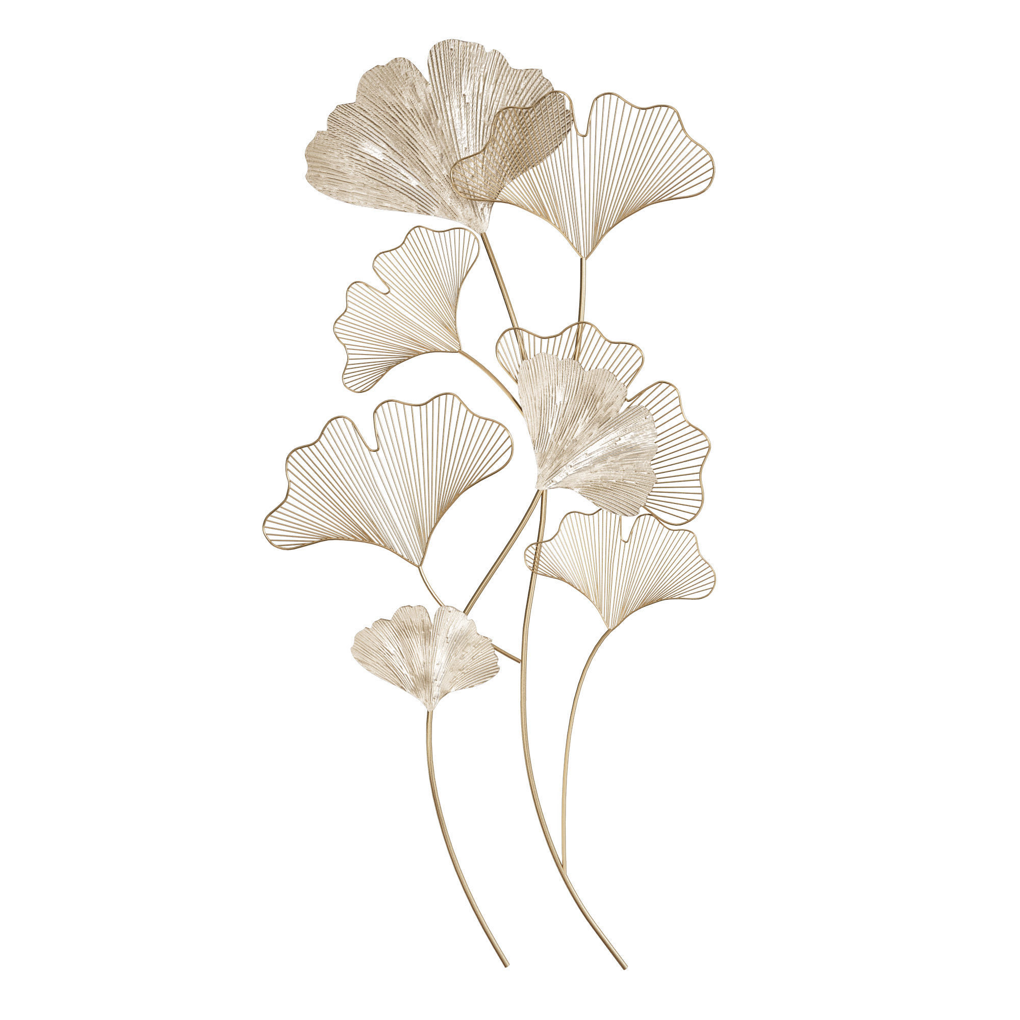 Ginkgo wall decor 2 3D model_3