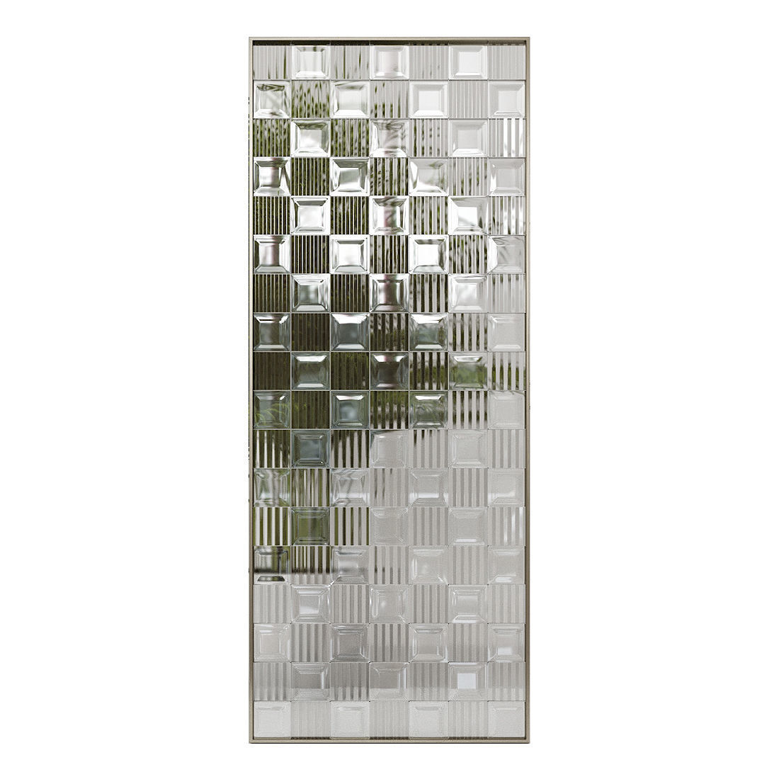 Glass block partition 2 3D model_3