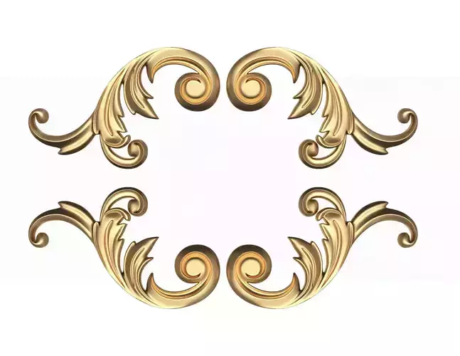 Corner Carved Decoration CNC 03