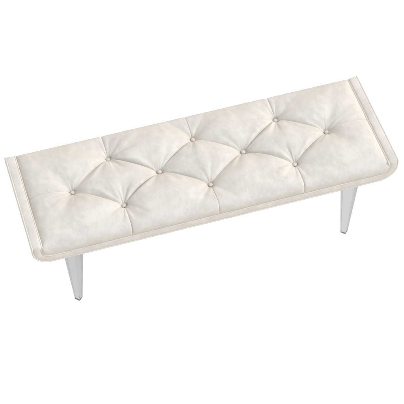 Michael Amini AICO LANTERNA bed bench 3D model_1