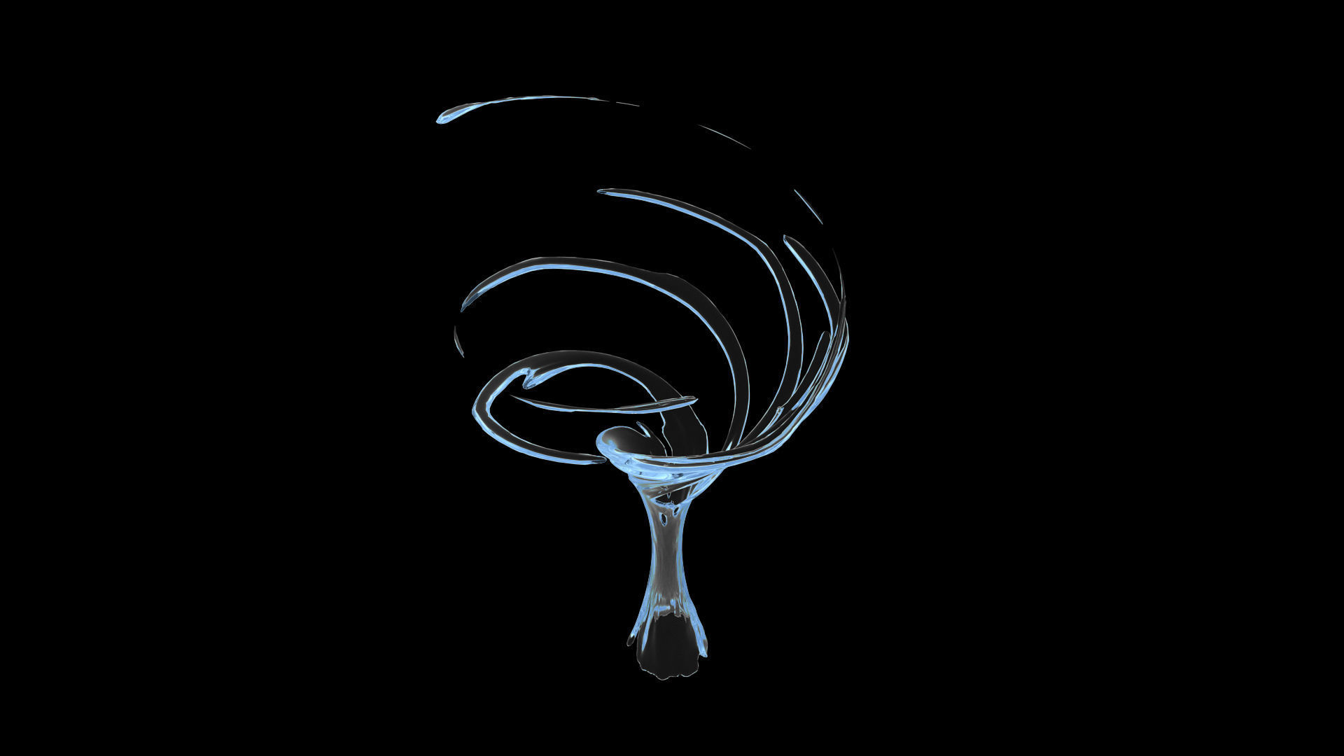 100 3d Splash Low-poly 3D model_18