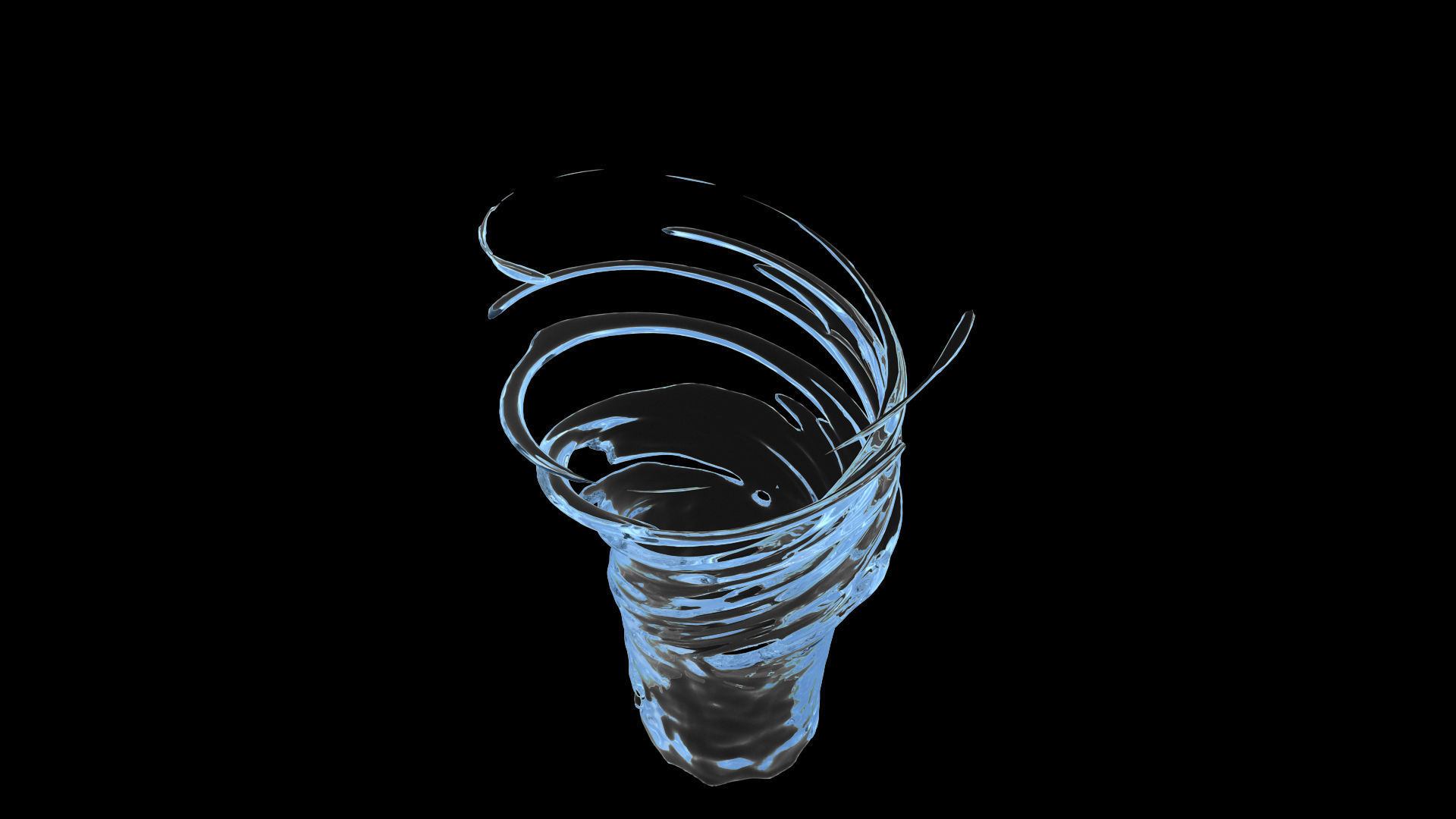 100 3d Splash Low-poly 3D model_22