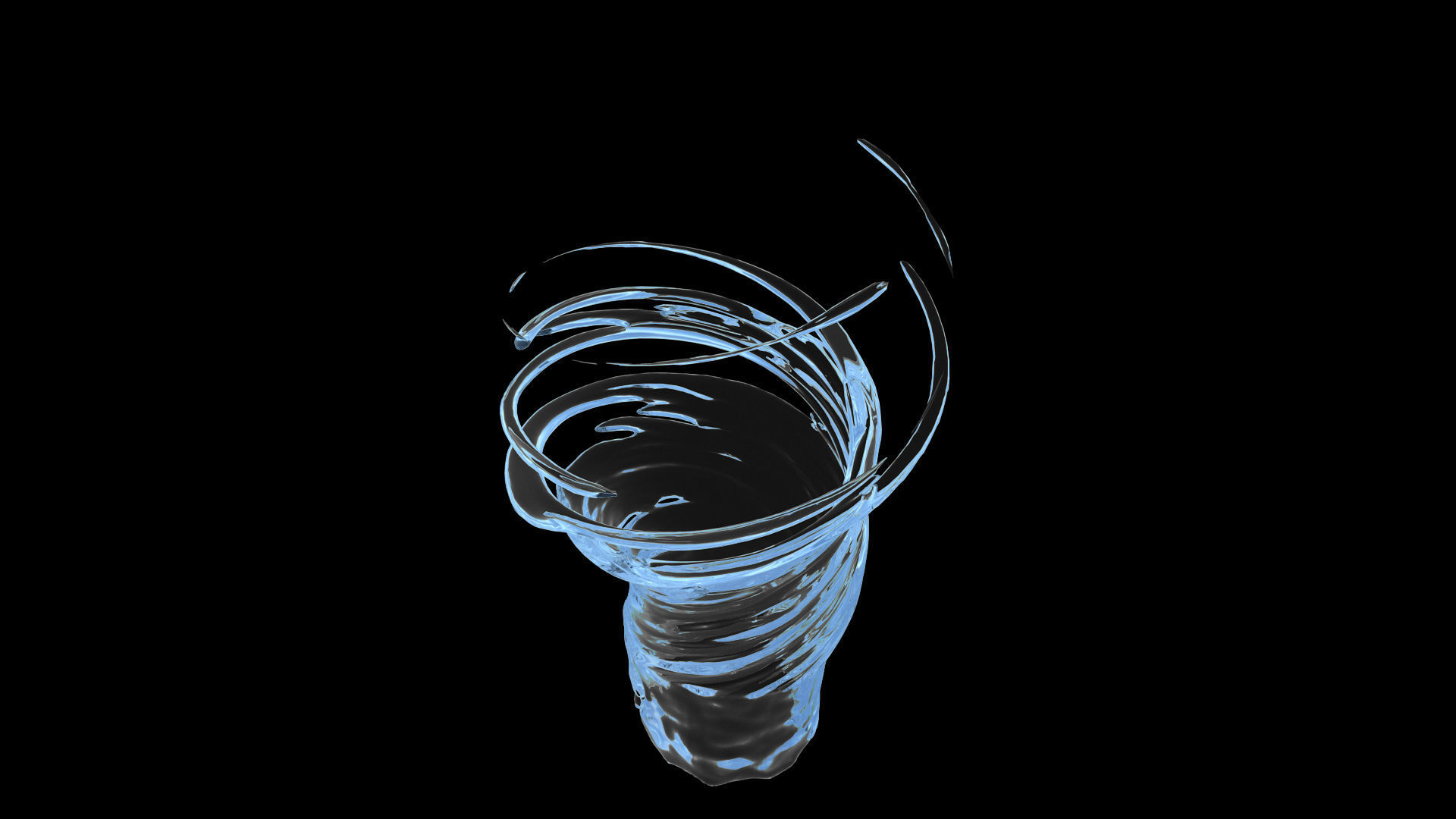 100 3d Splash Low-poly 3D model_25