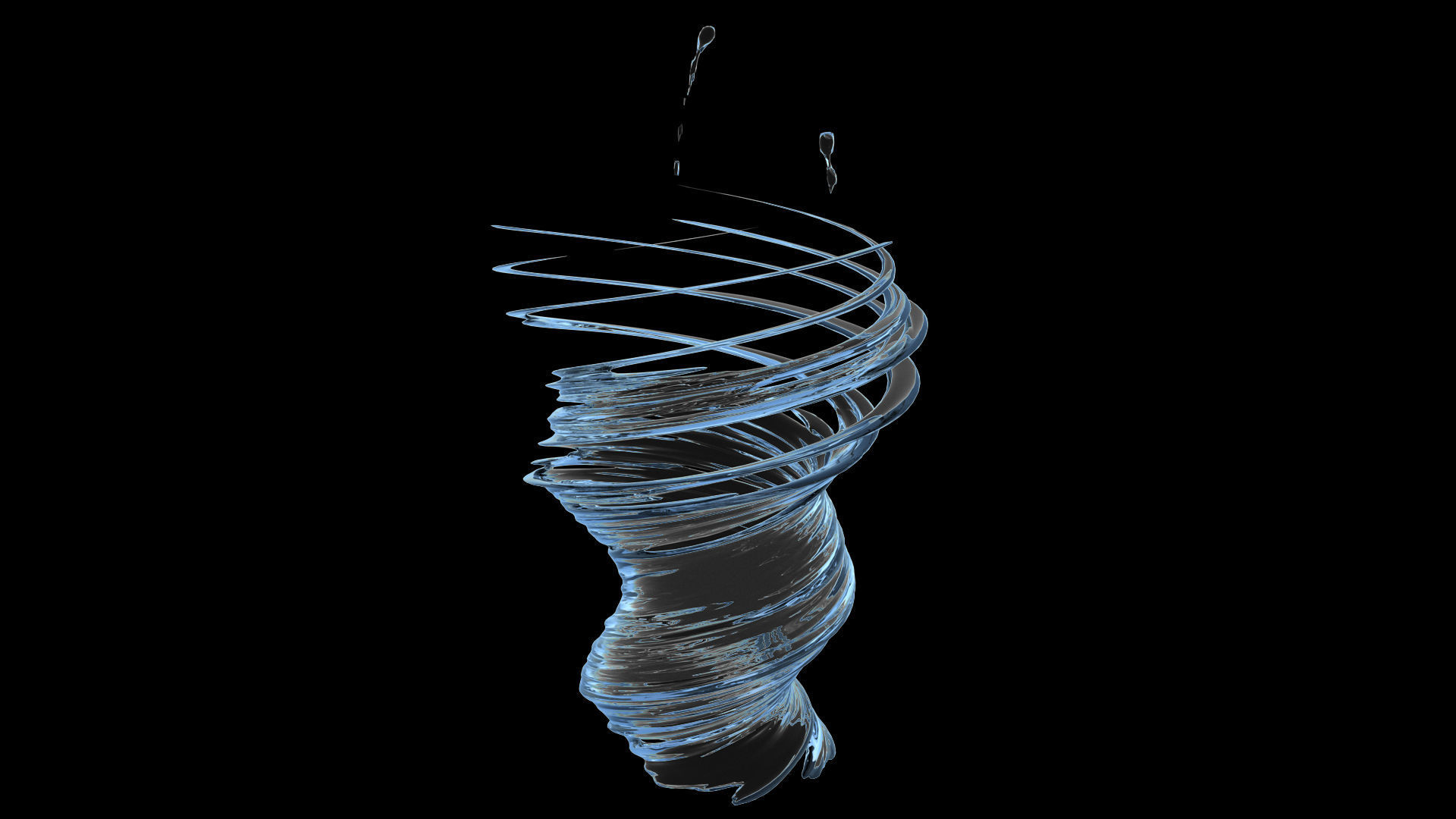 100 3d Splash Low-poly 3D model_60