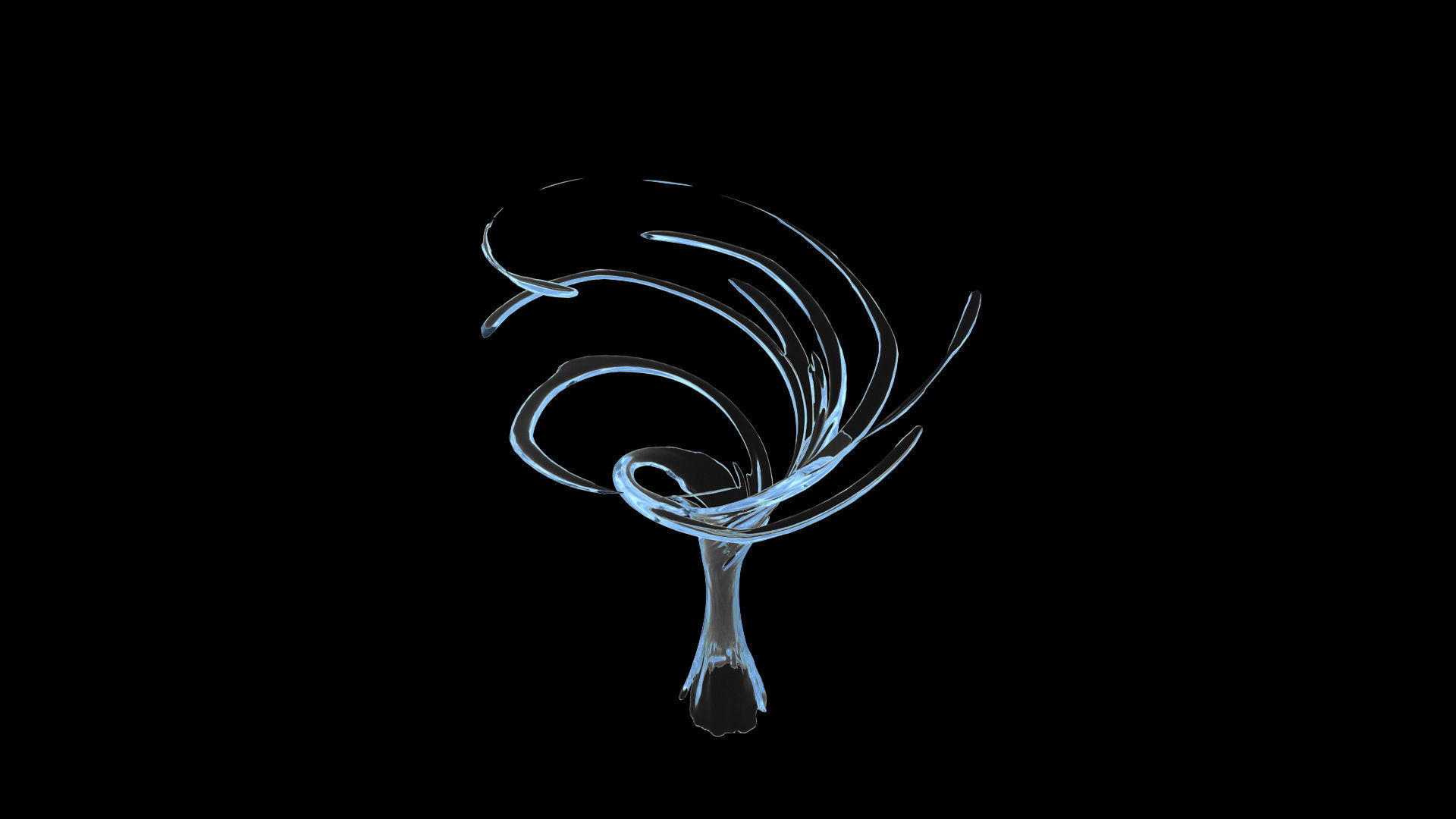 100 3d Splash Low-poly 3D model_16