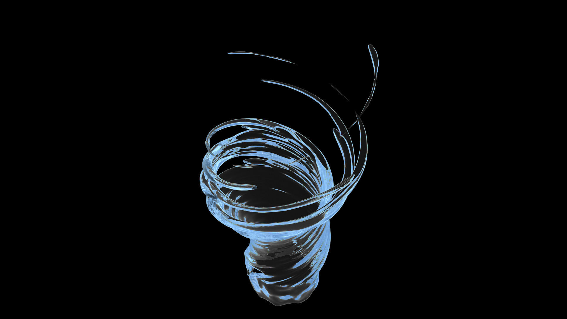 100 3d Splash Low-poly 3D model_23